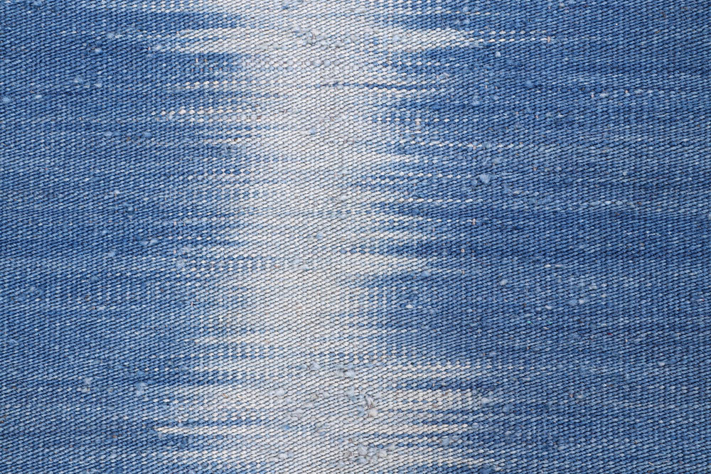 Cornflower Blue Kilim 3' 6 x 5' 1 - No. 57400 - ALRUG Rug Store