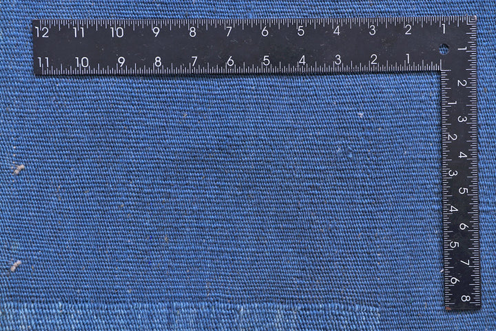 Cornflower Blue Kilim 3' 6 x 5' 1 - No. 57400 - ALRUG Rug Store