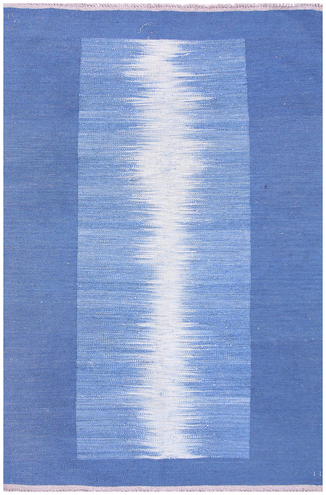 Cornflower Blue Kilim 3' 6 x 5' 1 - No. 57400 - ALRUG Rug Store