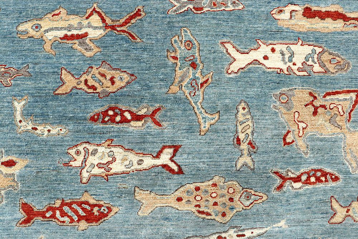 Pictorial 7' 11 x 9' 9 - No. 57429 - ALRUG Rug Store