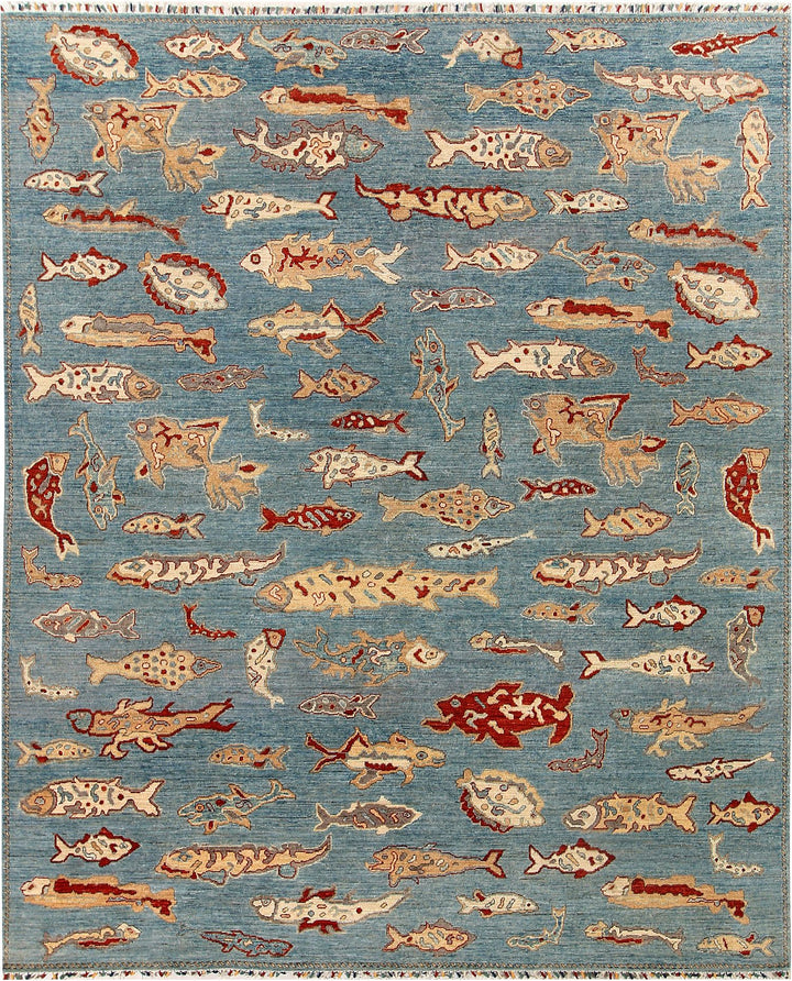 Pictorial 7' 11 x 9' 9 - No. 57429 - ALRUG Rug Store