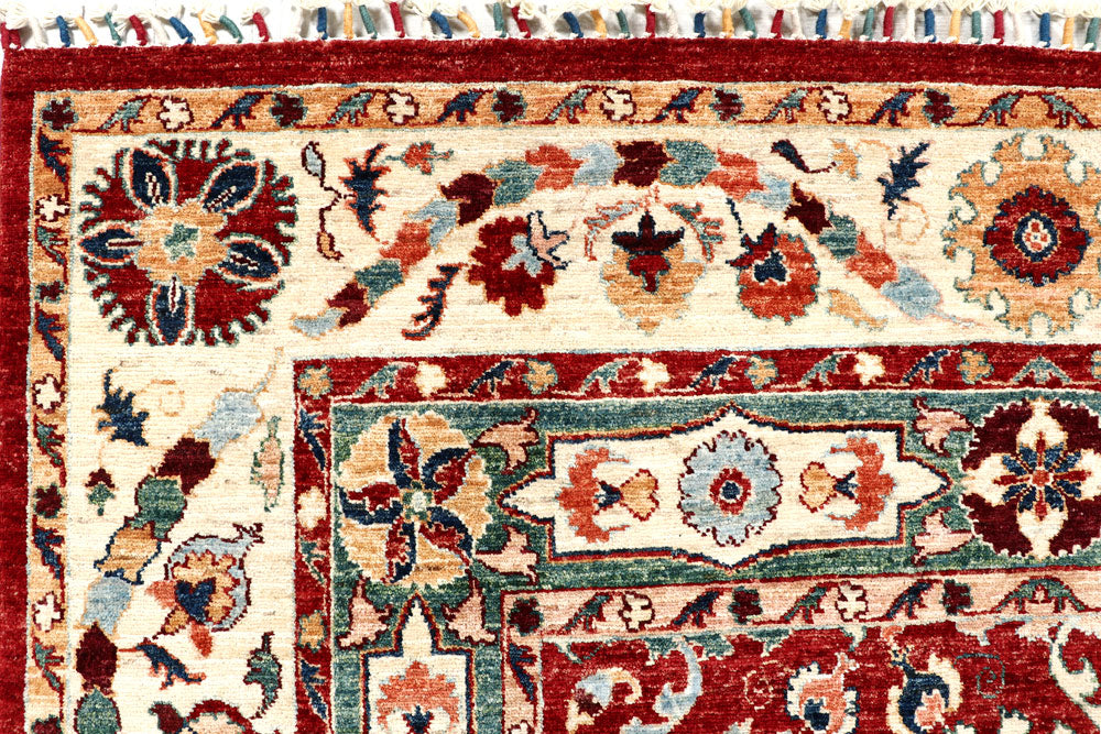 Dark Red Ziegler 6' 2 x 8' 11 - No. 57438 - ALRUG Rug Store