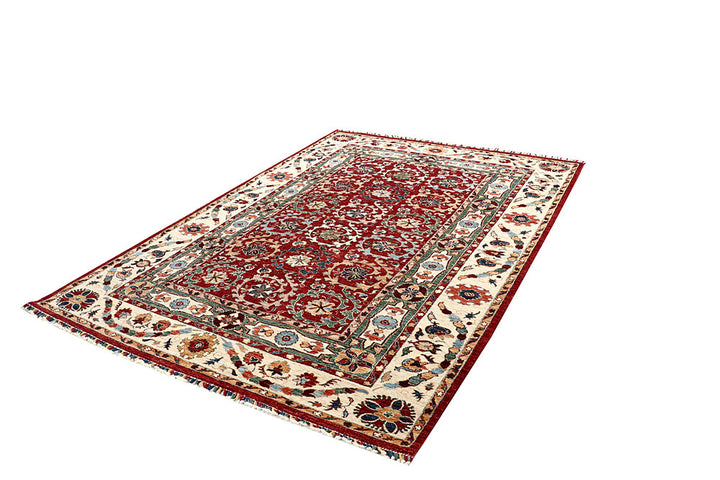 Dark Red Ziegler 6' 2 x 8' 11 - No. 57438 - ALRUG Rug Store