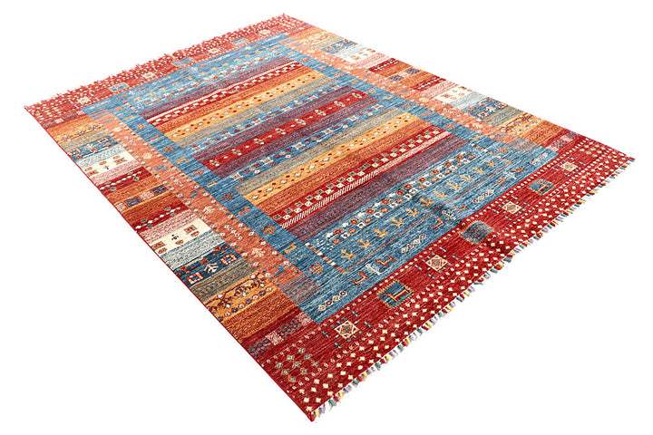 Multi Colored Oushak 5' 7 x 7' 8 - No. 57443 - ALRUG Rug Store