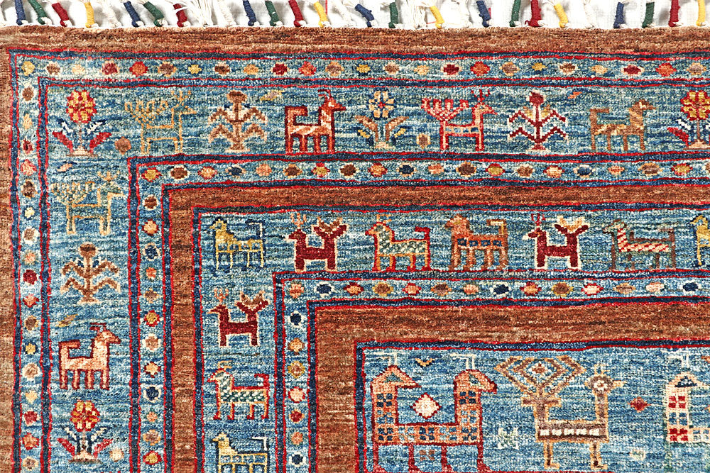 Saddle Brown Oushak 5' 7 x 6' 11 - No. 57449 - ALRUG Rug Store