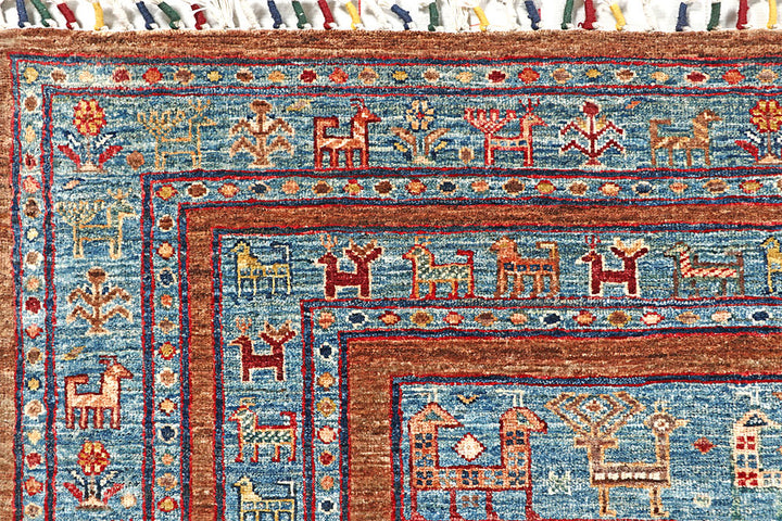 Saddle Brown Oushak 5' 7 x 6' 11 - No. 57449 - ALRUG Rug Store