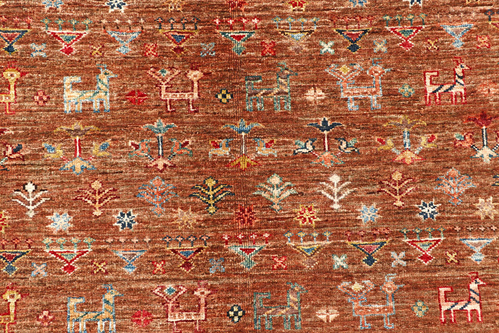 Saddle Brown Oushak 5' 7 x 6' 11 - No. 57449 - ALRUG Rug Store