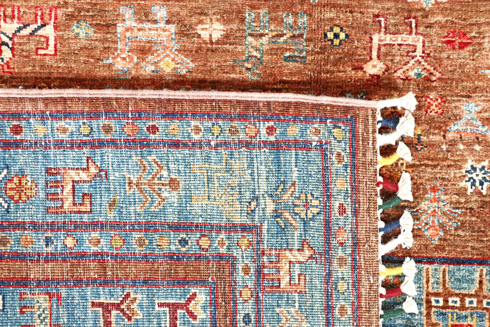 Saddle Brown Oushak 5' 7 x 6' 11 - No. 57449 - ALRUG Rug Store