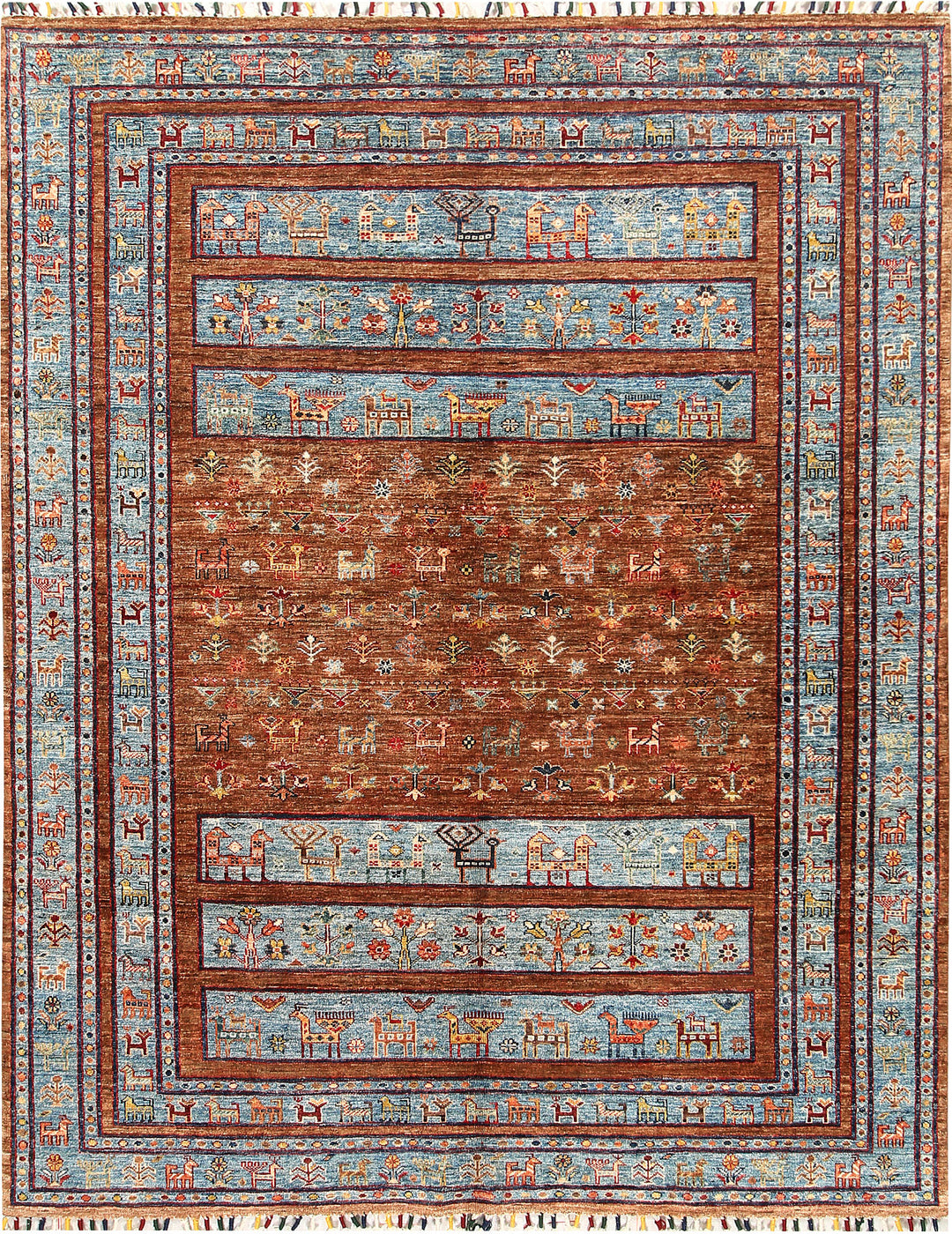 Saddle Brown Oushak 5' 7 x 6' 11 - No. 57449 - ALRUG Rug Store