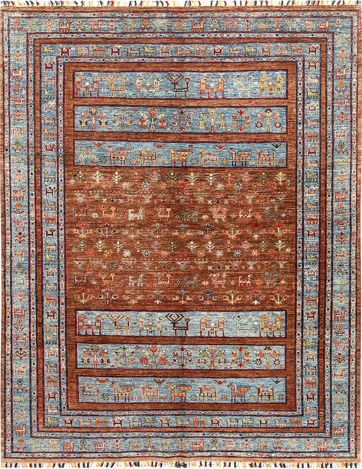 Saddle Brown Oushak 5' 7 x 6' 11 - No. 57449 - ALRUG Rug Store