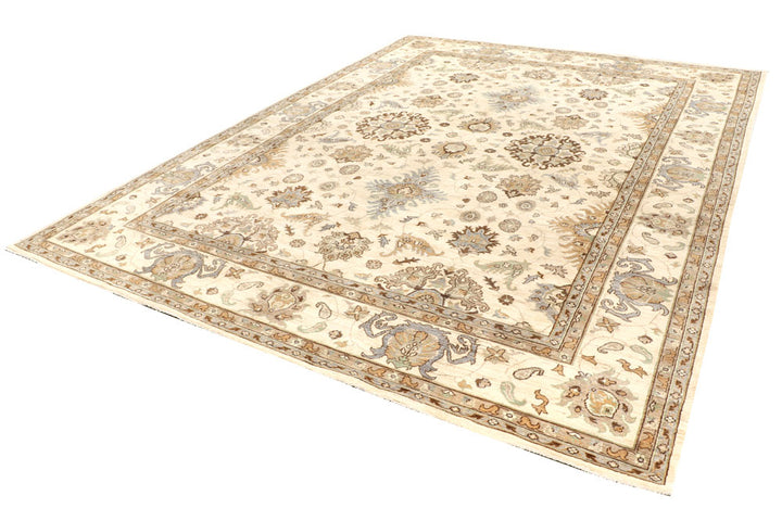 Cornsilk Ziegler 8' 10 x 11' 10 - No. 57488 - ALRUG Rug Store