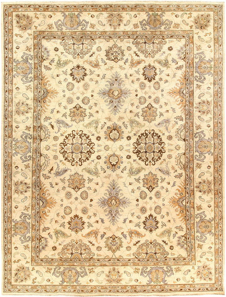Cornsilk Ziegler 8' 10 x 11' 10 - No. 57488 - ALRUG Rug Store