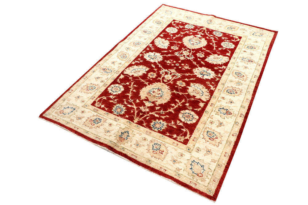 Firebrick Oushak 4' x 5' 11 - No. 57510 - ALRUG Rug Store
