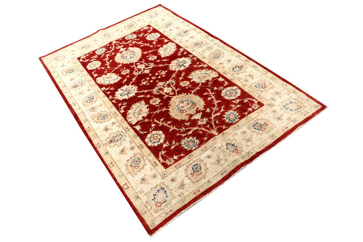 Firebrick Oushak 4' x 5' 11 - No. 57510 - ALRUG Rug Store
