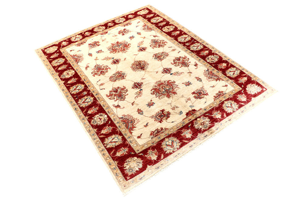 Cornsilk Ziegler 4' 1 x 5' 4 - No. 57512 - ALRUG Rug Store
