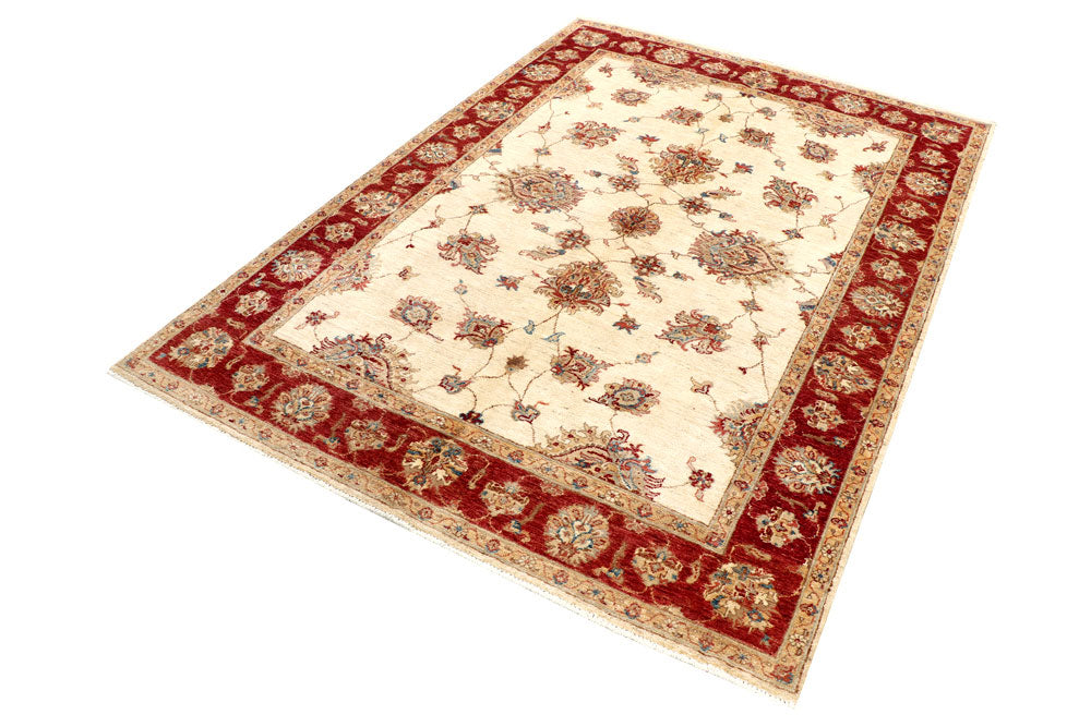 Cornsilk Ziegler 4' 11 x 6' 11 - No. 57514 - ALRUG Rug Store