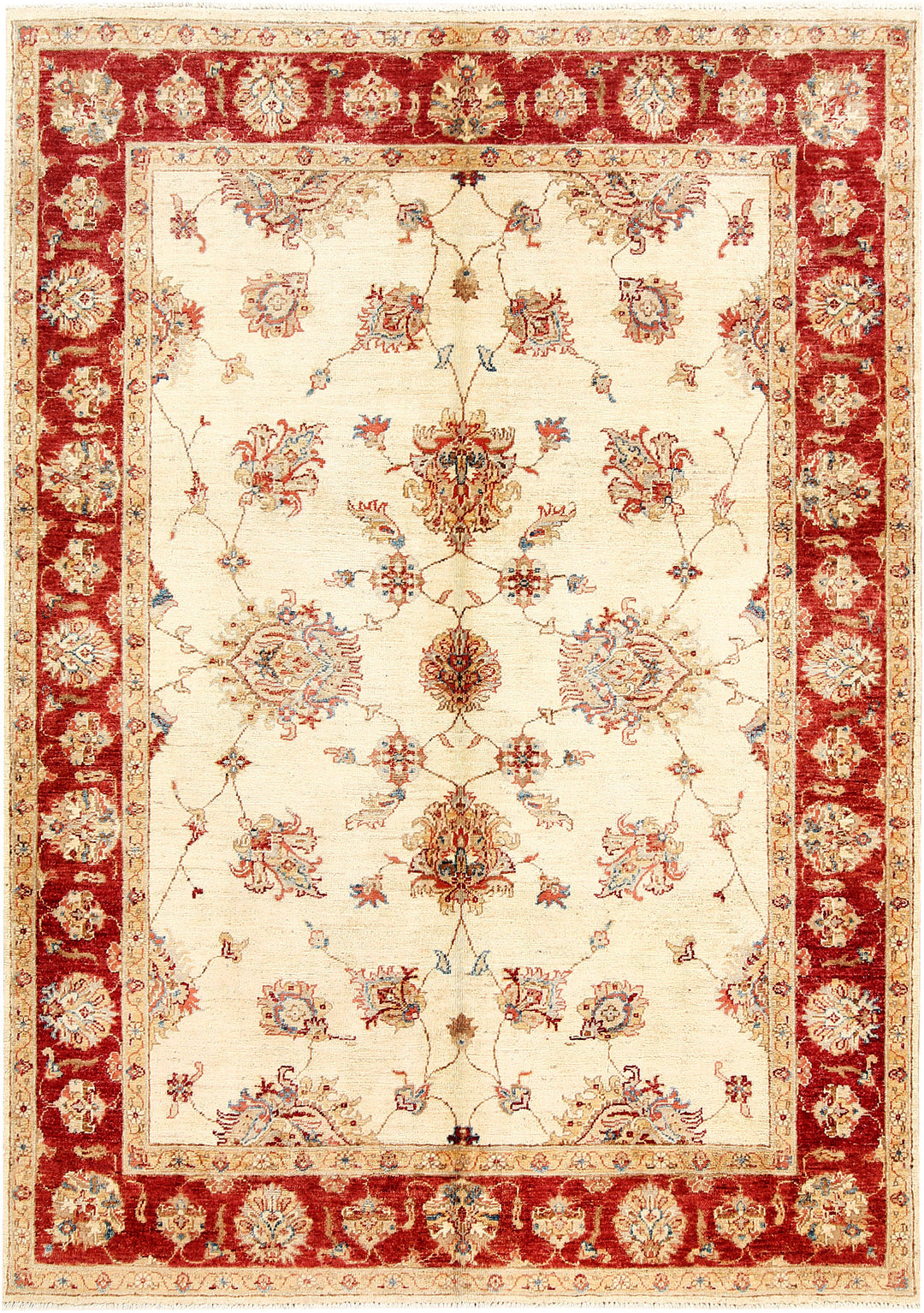 Cornsilk Ziegler 4' 11 x 6' 11 - No. 57514 - ALRUG Rug Store