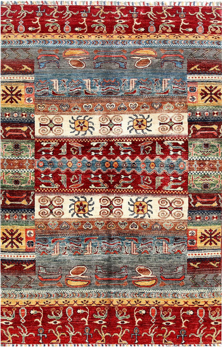 Kazak 4' x 6' 4 - No. 57530 - ALRUG Rug Store