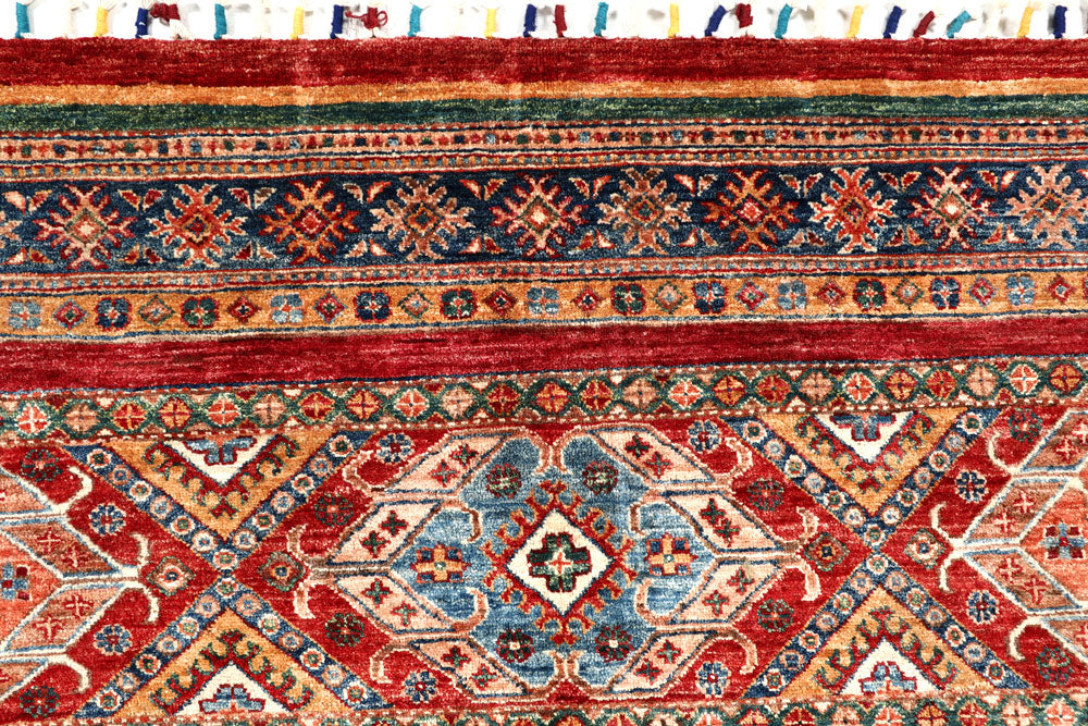 Multi Colored Kazak 7' 10 x 11' 1 - No. 57532 - ALRUG Rug Store