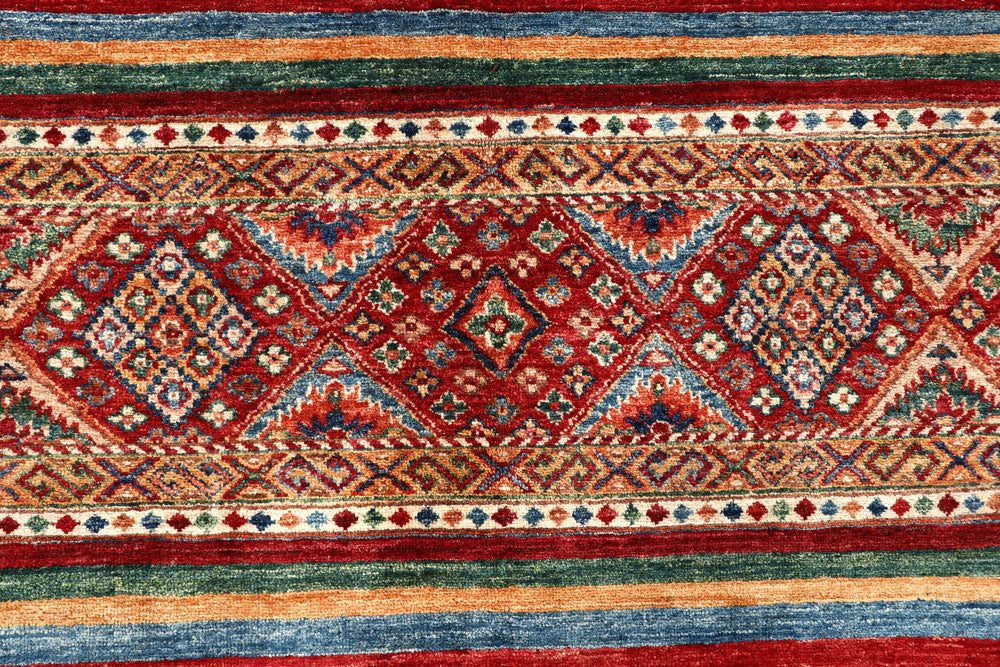 Multi Colored Kazak 7' 10 x 11' 1 - No. 57532 - ALRUG Rug Store