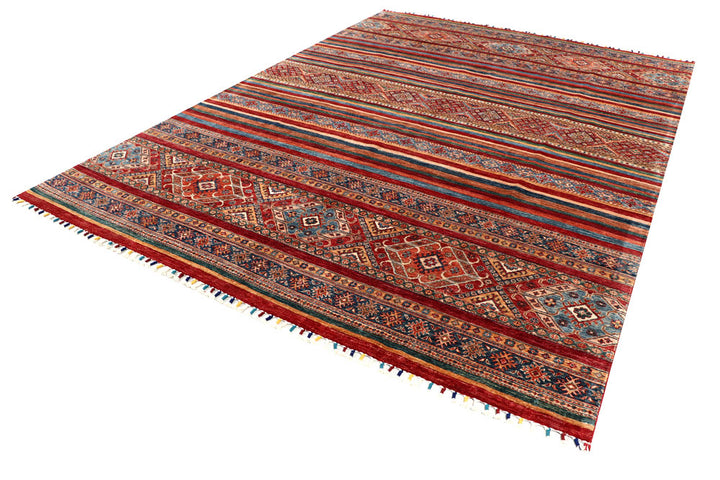Multi Colored Kazak 7' 10 x 11' 1 - No. 57532 - ALRUG Rug Store