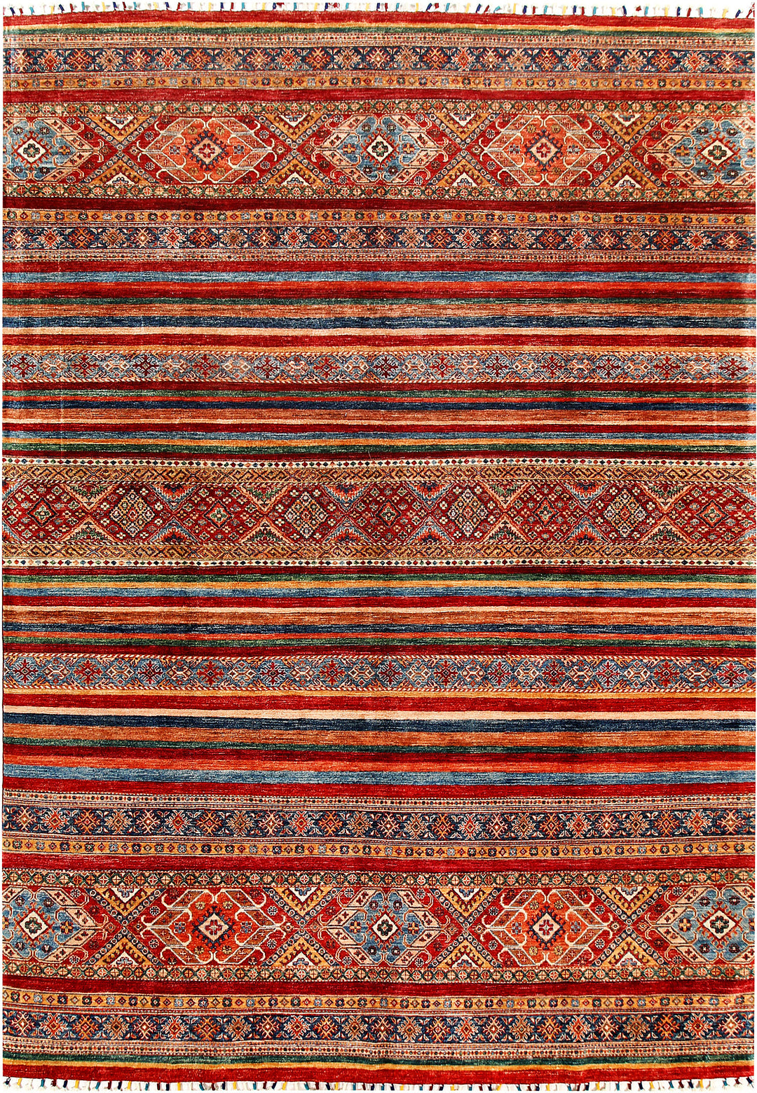 Multi Colored Kazak 7' 10 x 11' 1 - No. 57532 - ALRUG Rug Store
