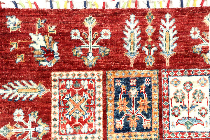 Maroon Bakhtiar 2' 7 x 9' 3 - No. 57543 - ALRUG Rug Store