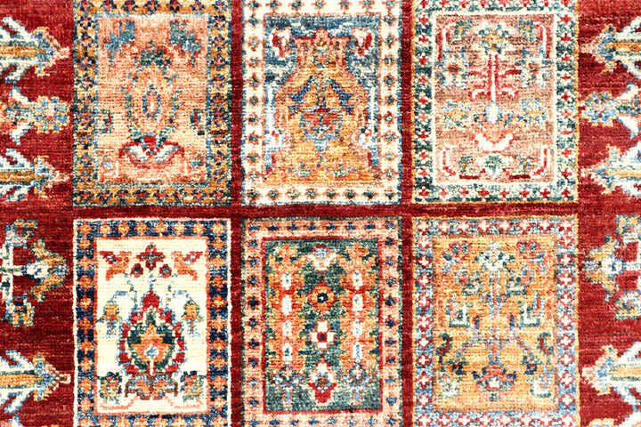 Maroon Bakhtiar 2' 7 x 9' 3 - No. 57543 - ALRUG Rug Store