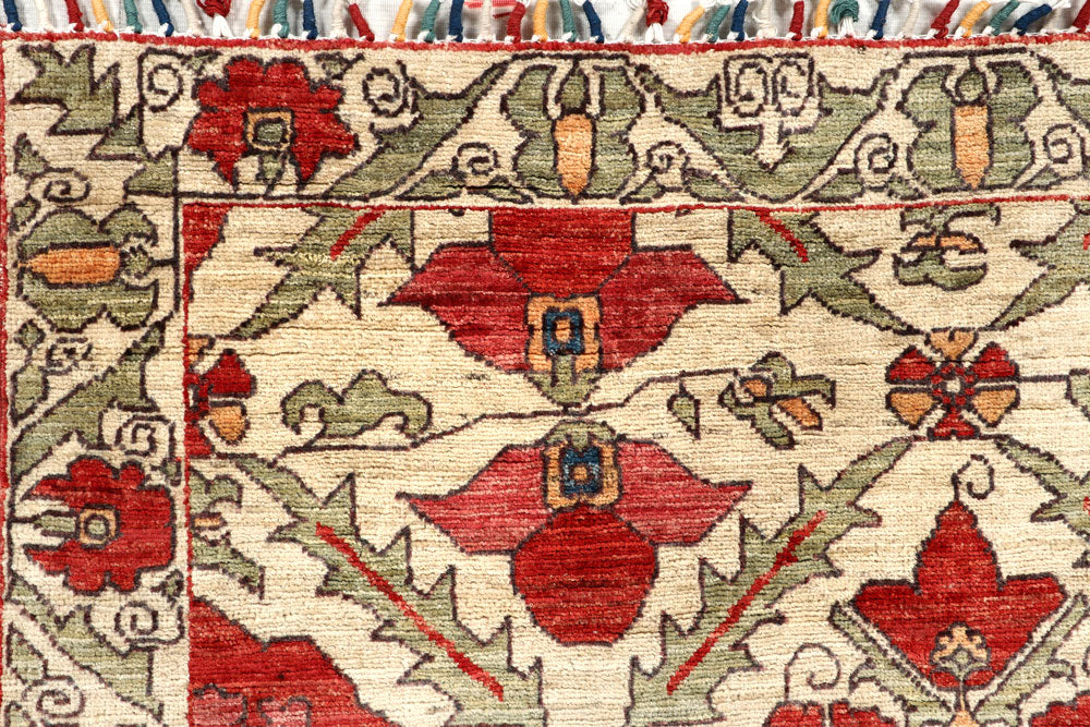 Cornsilk Ikat 3' 2 x 10' 4 - No. 57553 - ALRUG Rug Store