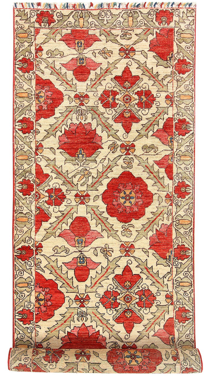 Cornsilk Ikat 3' 2 x 10' 4 - No. 57553 - ALRUG Rug Store