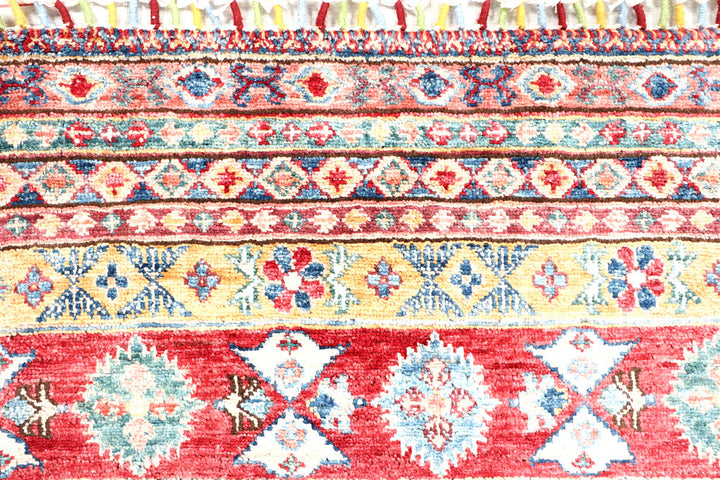 Multi Colored Kazak 2' 9 x 7' 11 - No. 57564 - ALRUG Rug Store