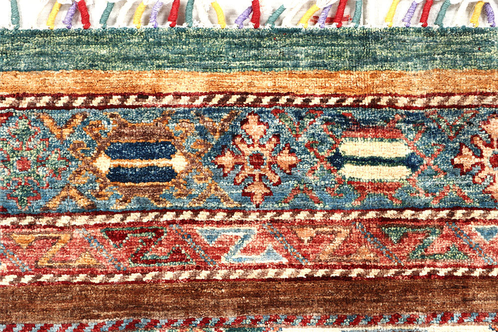 Multi Colored Kazak 2' 5 x 7' - No. 57580 - ALRUG Rug Store
