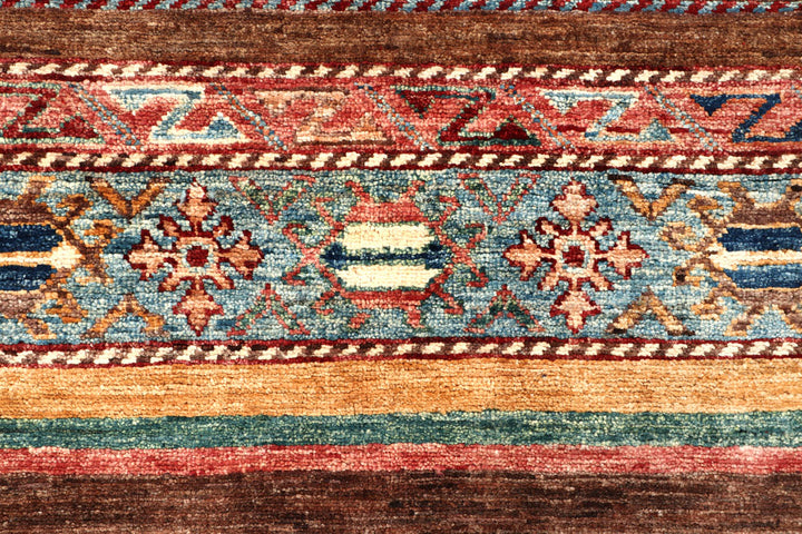 Multi Colored Kazak 2' 5 x 7' - No. 57580 - ALRUG Rug Store
