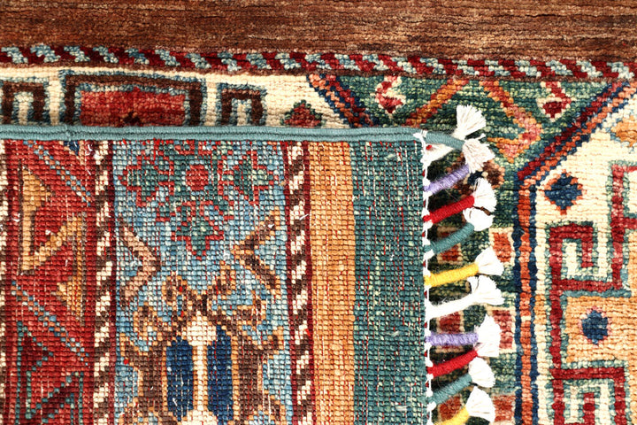 Multi Colored Kazak 2' 5 x 7' - No. 57580 - ALRUG Rug Store