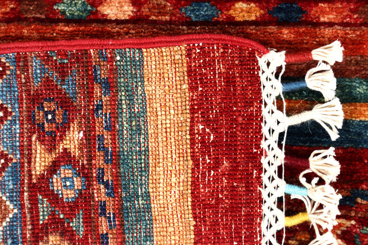 Multi Colored Kazak 2' x 8' 6 - No. 57597 - ALRUG Rug Store