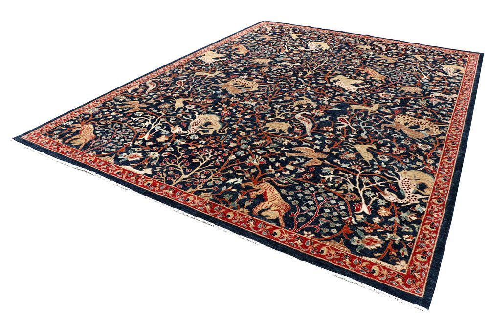 Hunting 8' 11 x 11' 11 - No. 57629 - ALRUG Rug Store