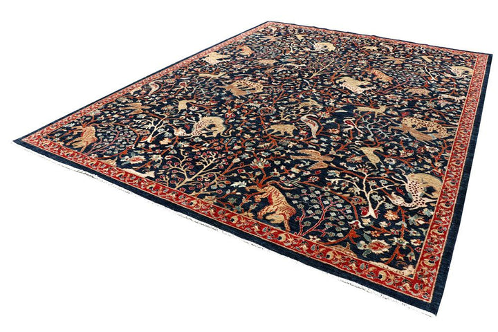 Hunting 8' 11 x 11' 11 - No. 57629 - ALRUG Rug Store