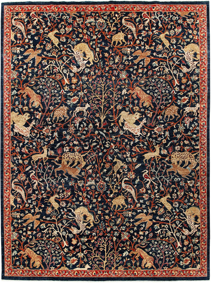 Hunting 8' 11 x 11' 11 - No. 57629 - ALRUG Rug Store