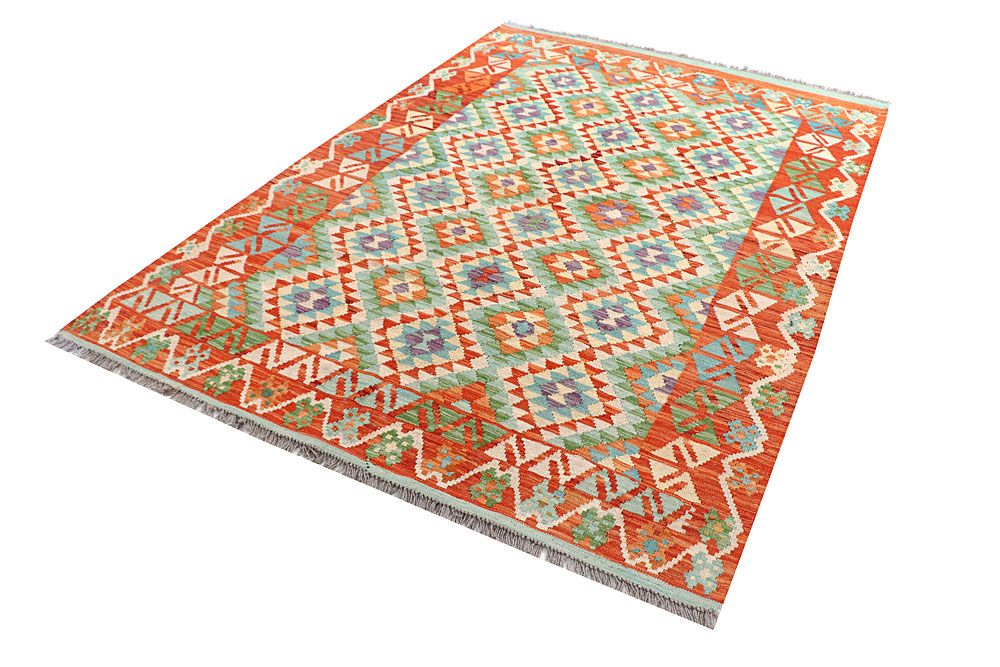 Kilim 5' 8 x 8' - No. 57726 - ALRUG Rug Store