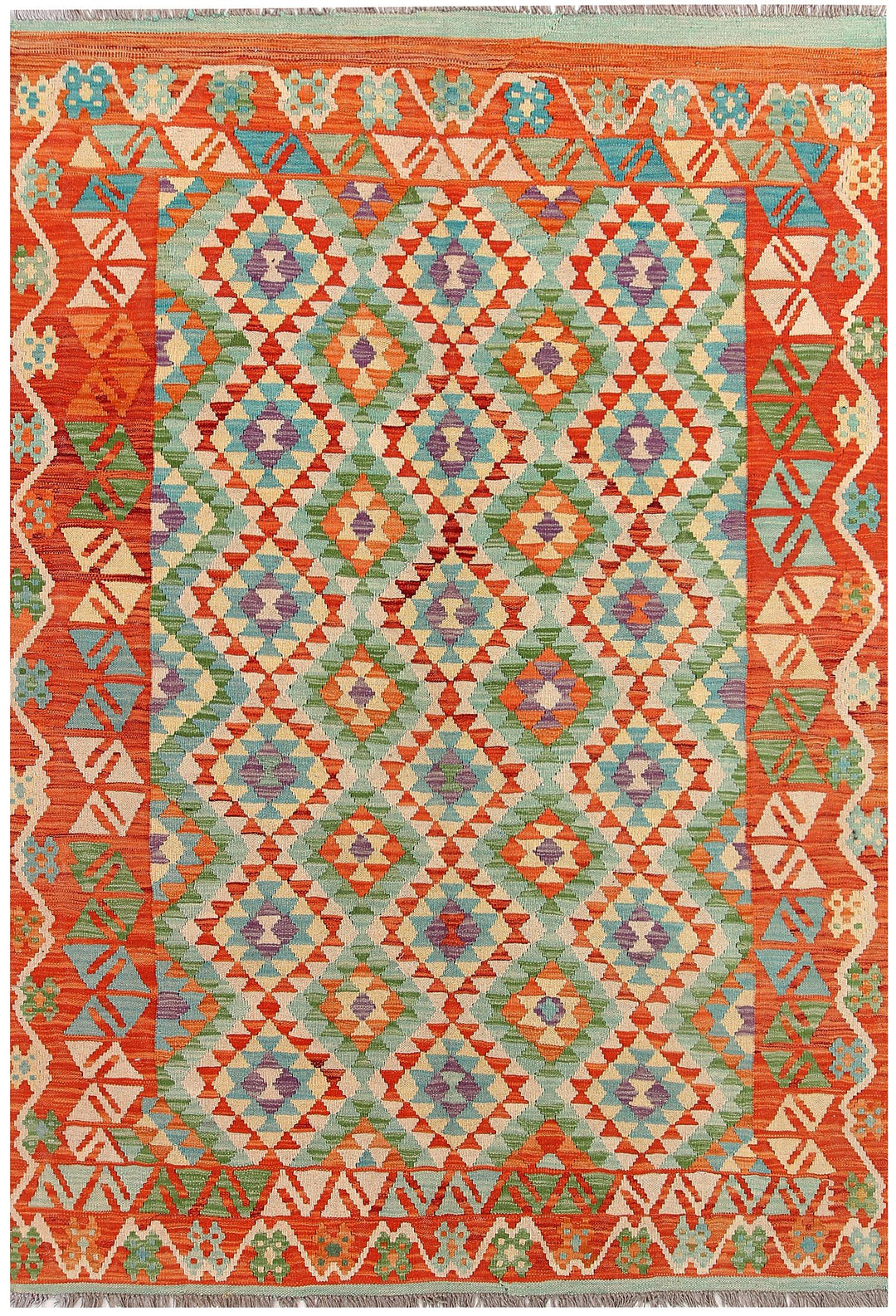 Kilim 5' 8 x 8' - No. 57726 - ALRUG Rug Store