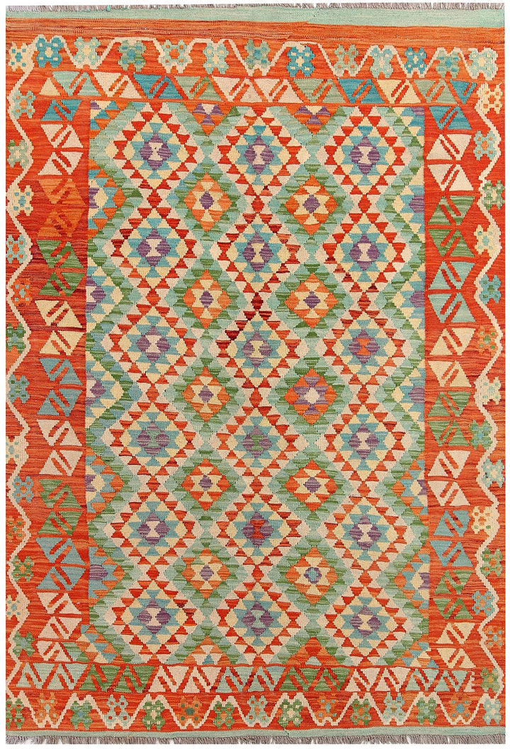 Kilim 5' 8 x 8' - No. 57726 - ALRUG Rug Store