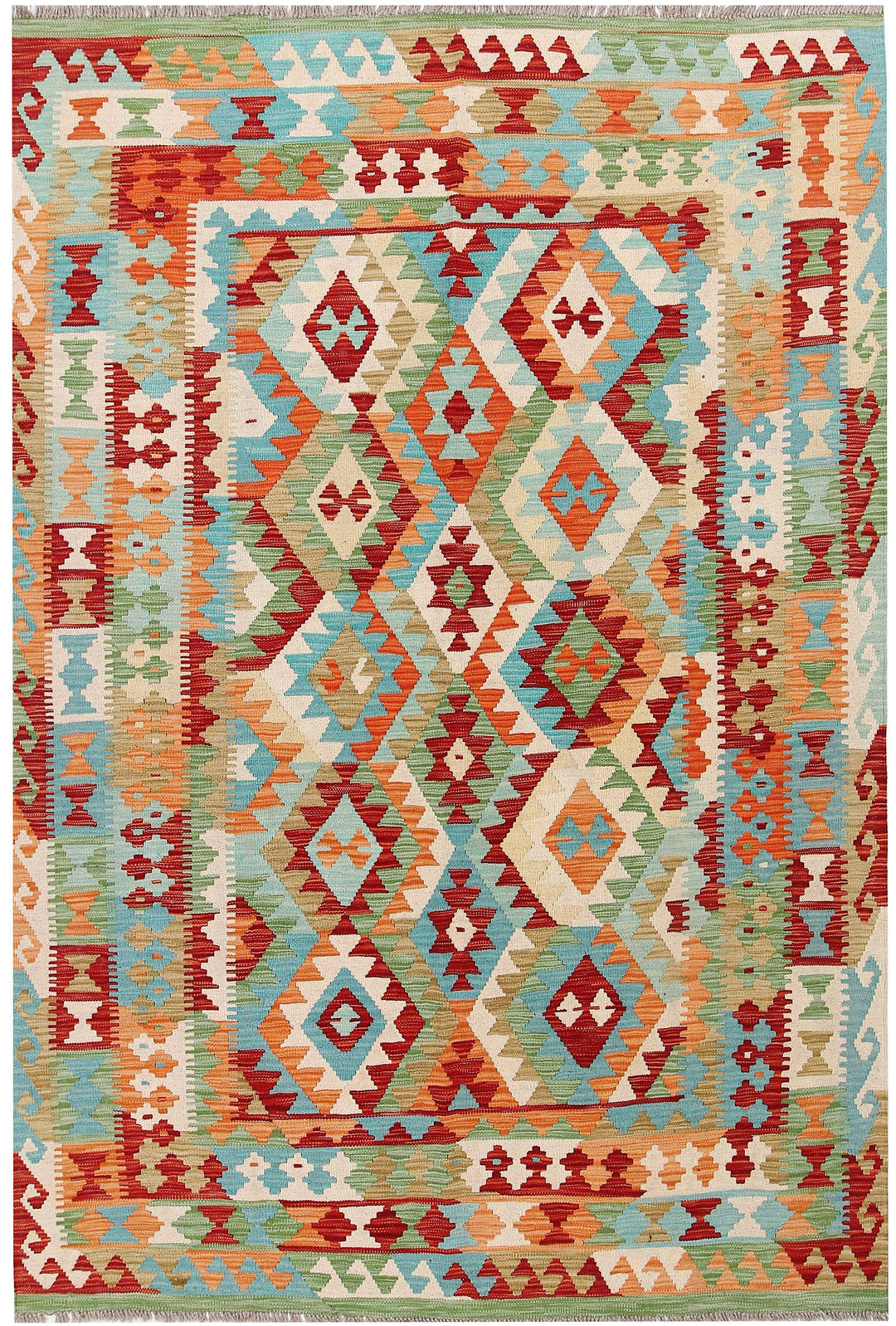 Kilim 5' 7 x 8' 2 - No. 57735 - ALRUG Rug Store