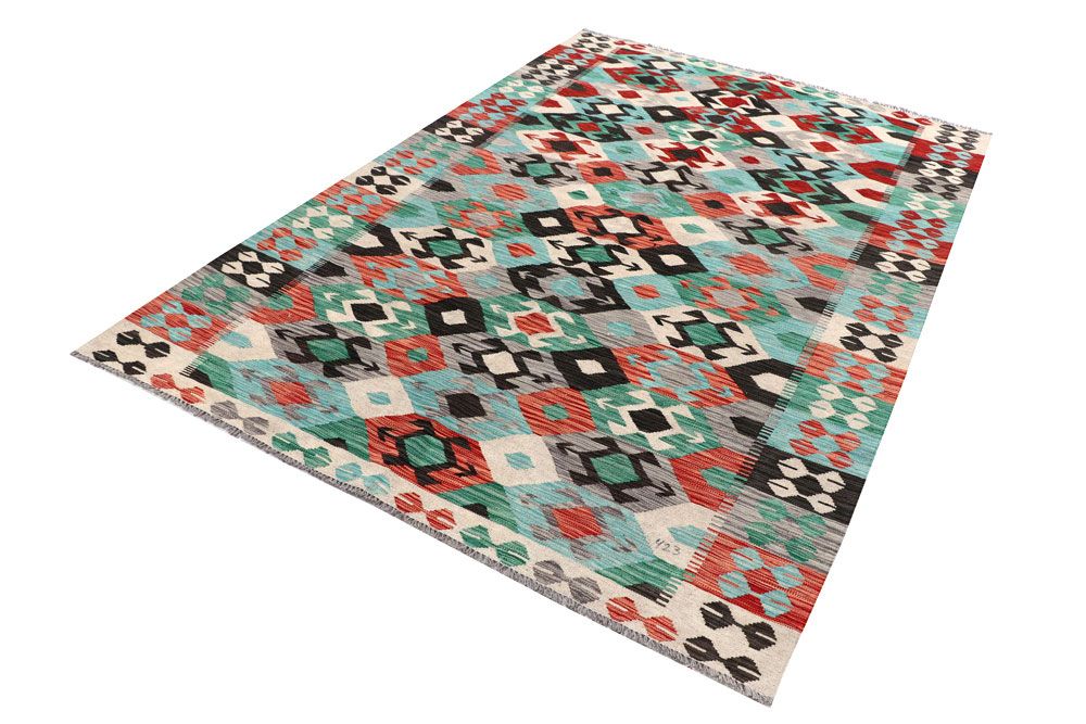 Kilim 5' 5 x 8' 1 - No. 57738 - ALRUG Rug Store