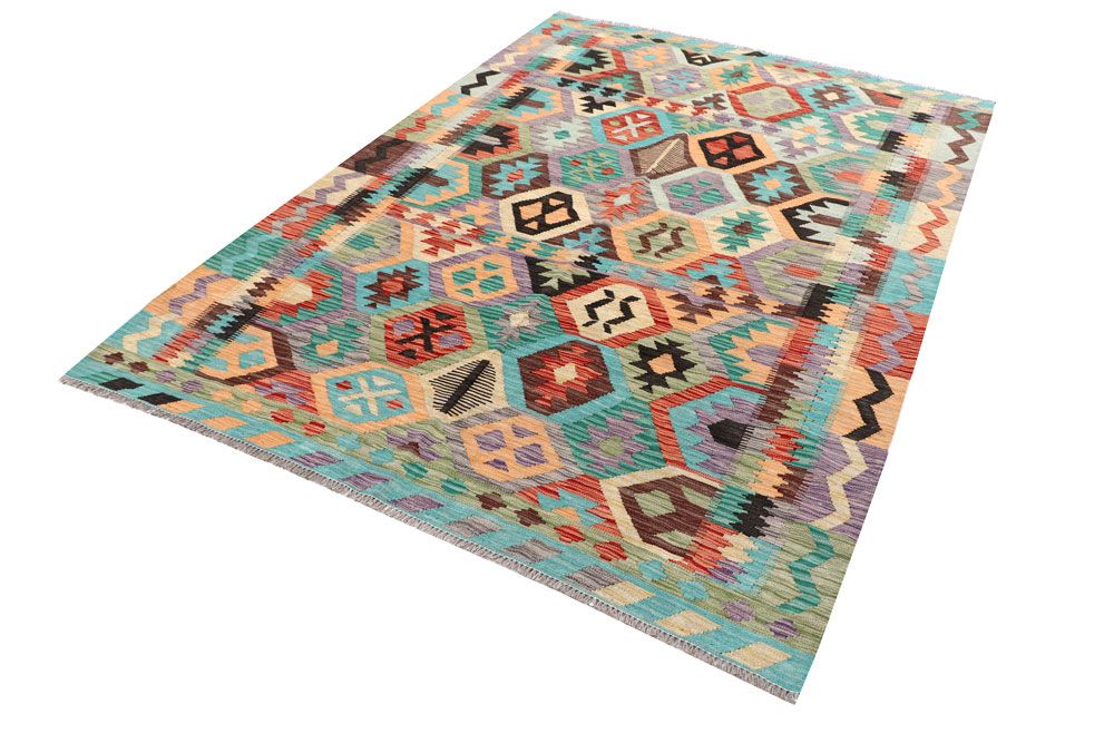Kilim 5' 7 x 8' - No. 57739 - ALRUG Rug Store