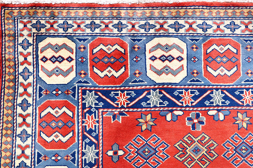 Orange Red Shirvan 5' x 7' 3 - No. 57792 - ALRUG Rug Store