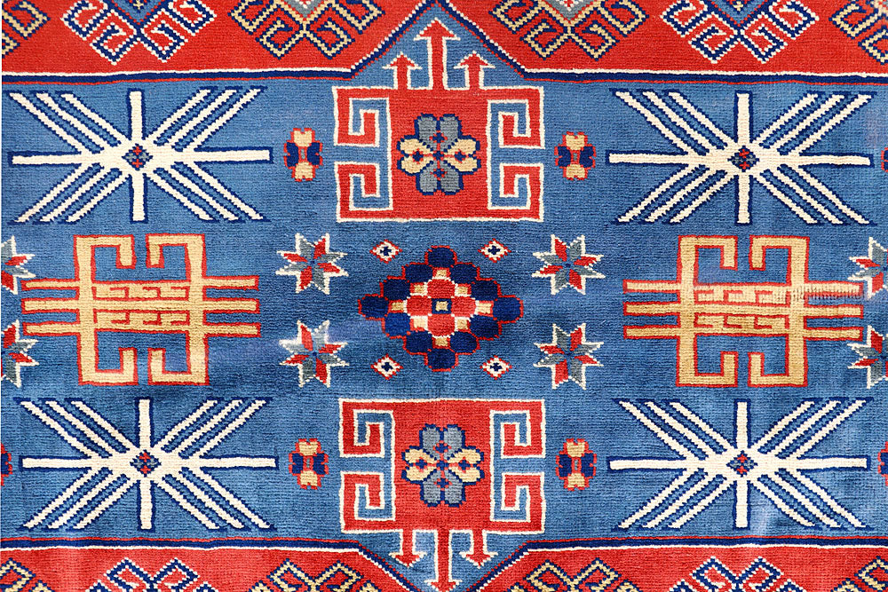 Orange Red Shirvan 5' x 7' 3 - No. 57792 - ALRUG Rug Store