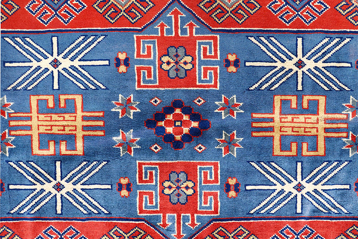 Orange Red Shirvan 5' x 7' 3 - No. 57792 - ALRUG Rug Store