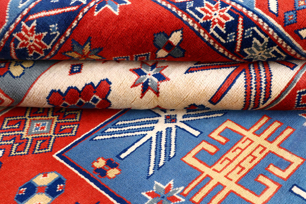 Orange Red Shirvan 5' x 7' 3 - No. 57792 - ALRUG Rug Store