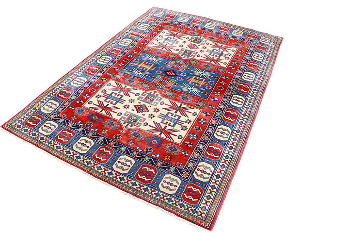 Orange Red Shirvan 5' x 7' 3 - No. 57792 - ALRUG Rug Store