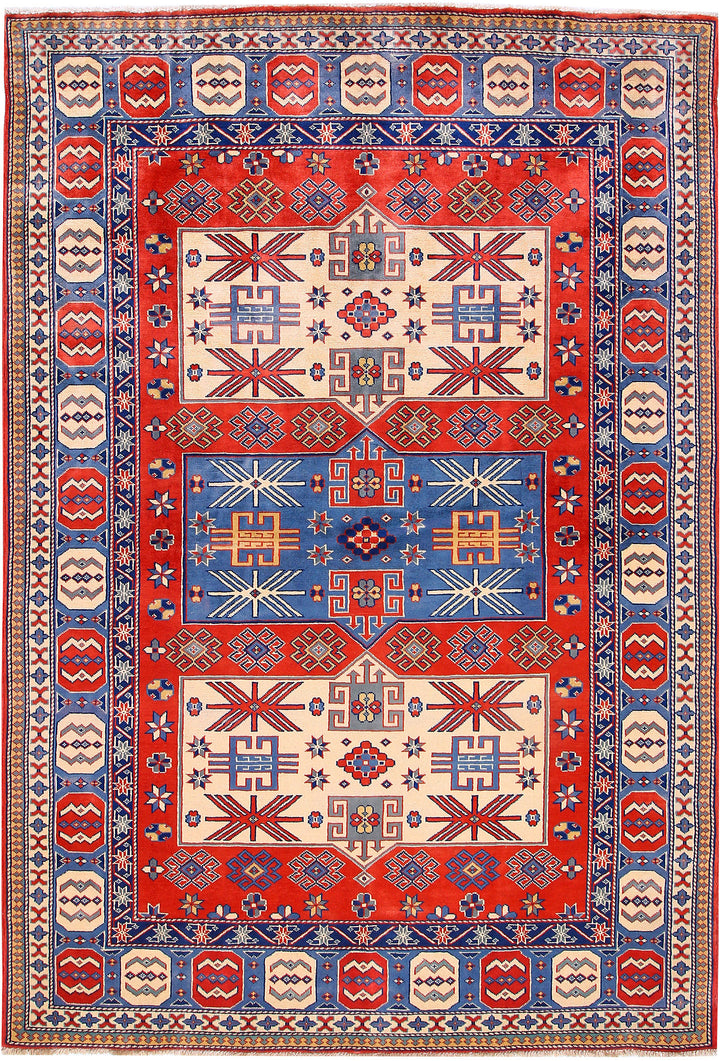 Orange Red Shirvan 5' x 7' 3 - No. 57792 - ALRUG Rug Store